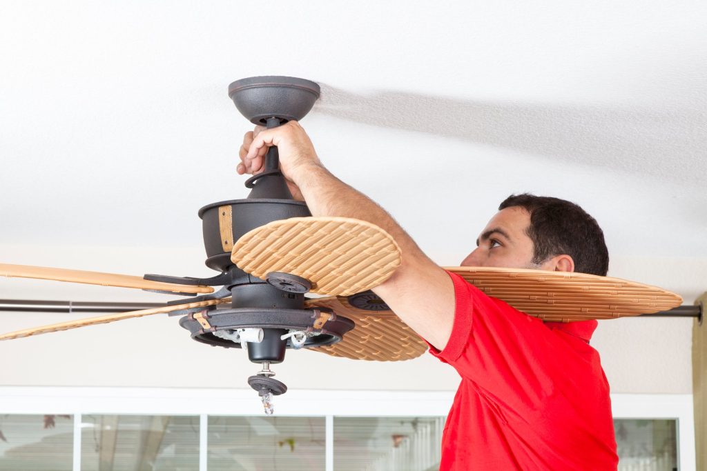 How to replace and install a new ceiling fan